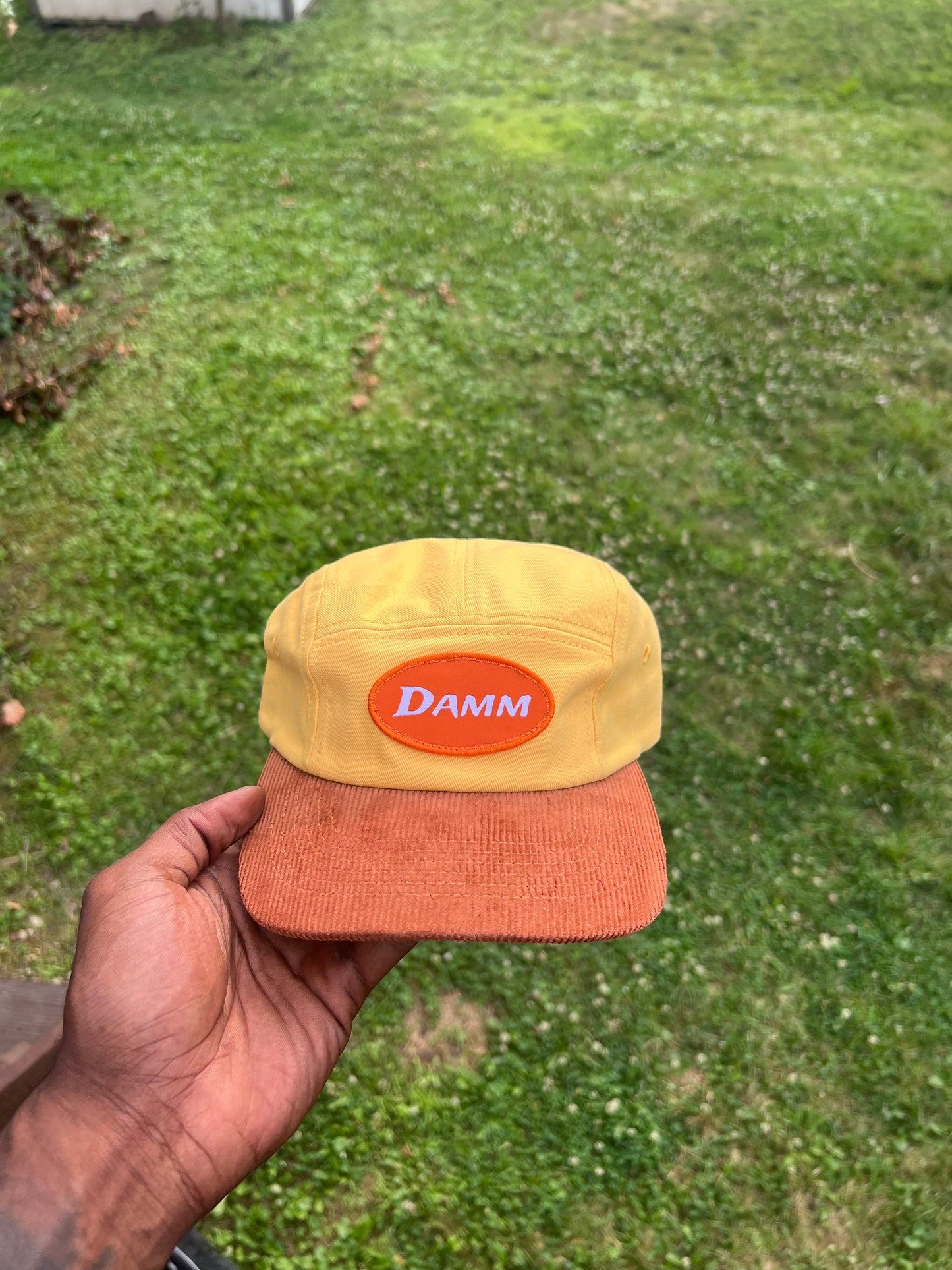 DAMM Five-Panel Corduroy Hat