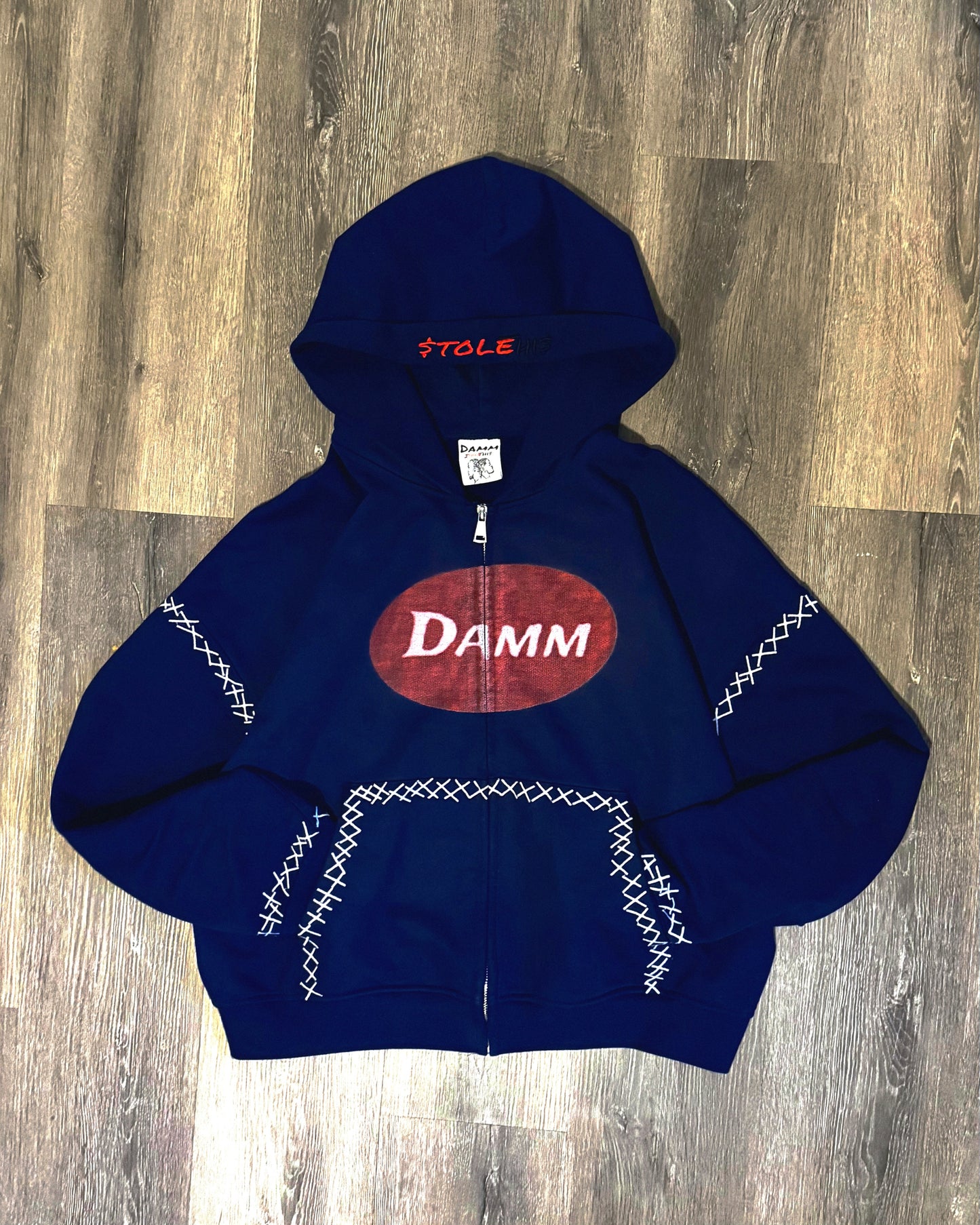 DAMM Workman Hoodie Everyday Blue