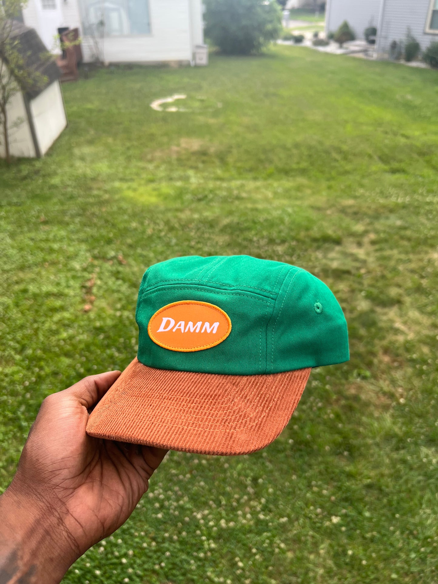 DAMM Five-Panel Corduroy Hat