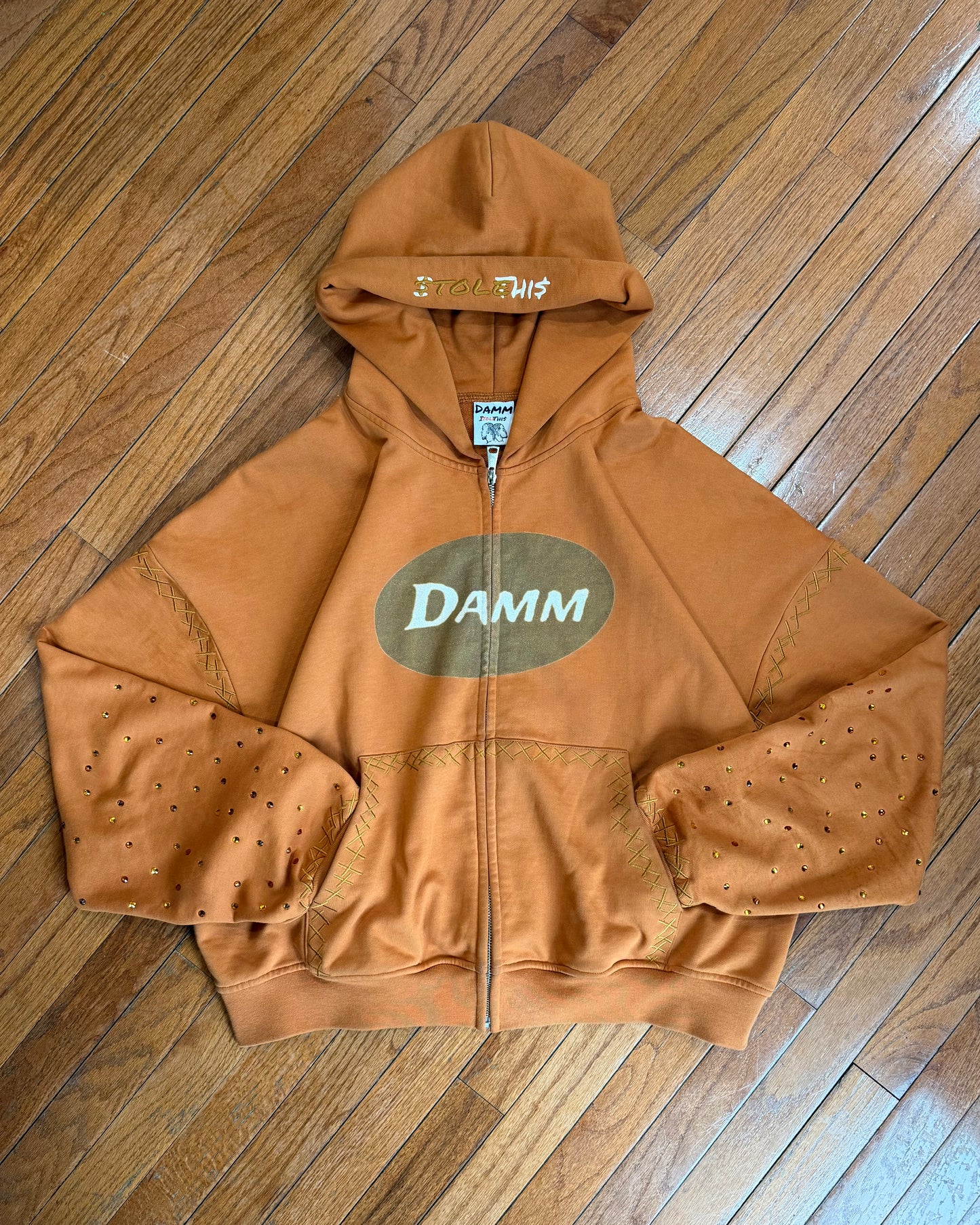 DAMM Workman Hoodie Burnt Ochre