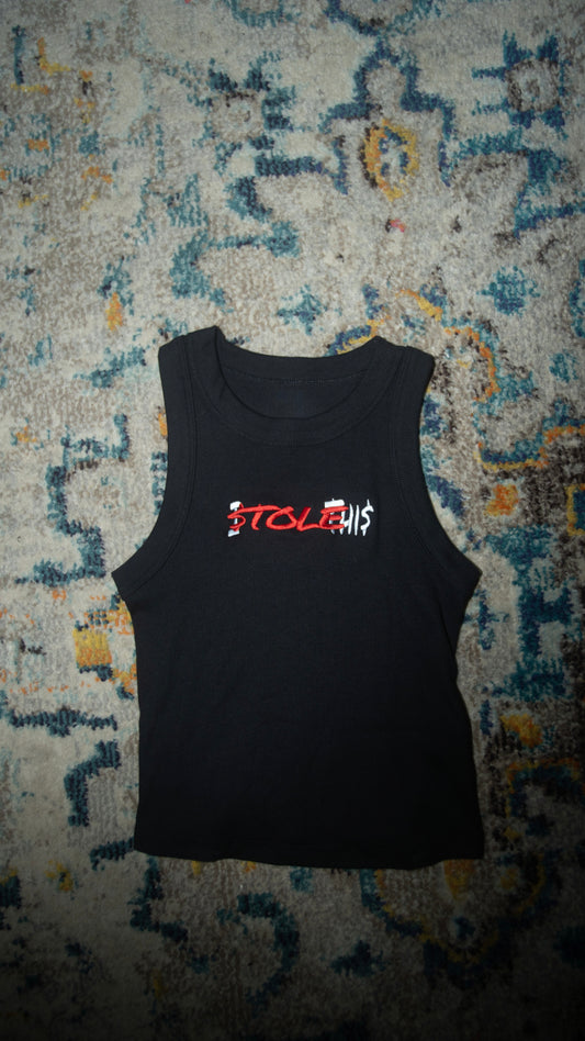 ISTOLETHIS Fitted Tank - Black